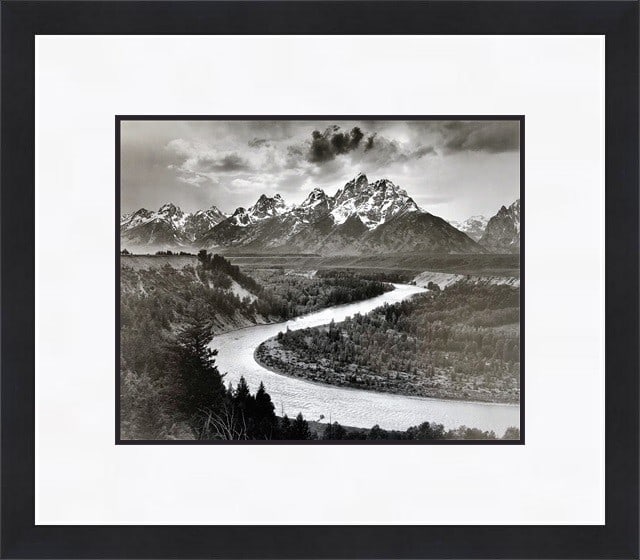 Ansel Adams The Tetons & The Snake River Framed Print 16x18 (1 of 1)