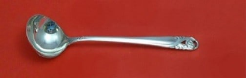 International Silver Spring Glory sterling salt spoon master 3 1/2": International Silver Spring Glory sterling salt spoon master 3 1/2" Sterling silver salt spoon in the Spring Glory pattern by International Silver. This custom-made master spoon measures 3 1/2 inches 
