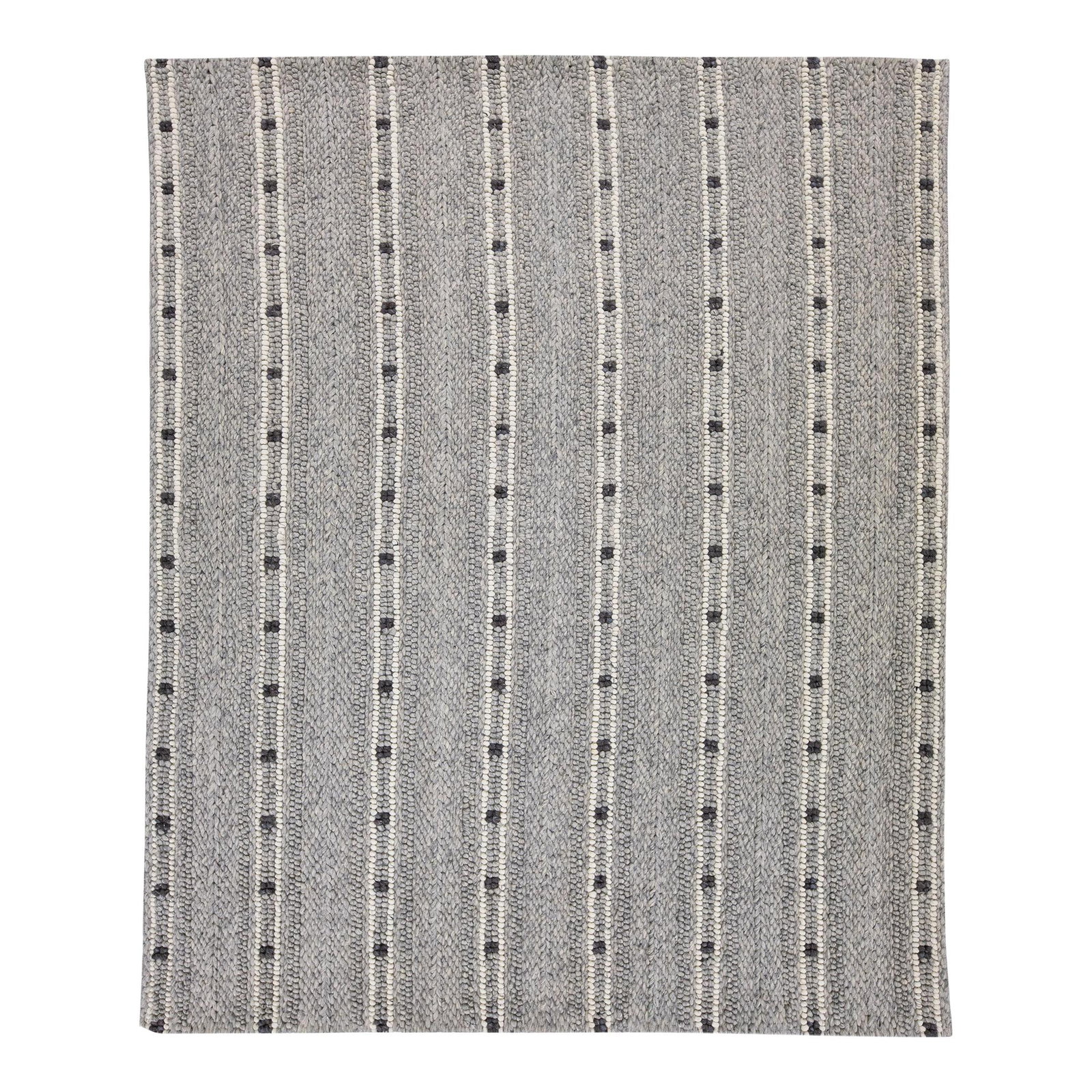 Thom Filicia Grey Handmade Wool Viscose Rug 8' x 10': Thom Filicia Grey Handmade Wool Viscose Rug 8' x 10' Enhance your living space with this stunning Grey Contemporary Cicero Handmade Texture Wool Rug from the Thom Filicia Home Collection. Hand-woven i