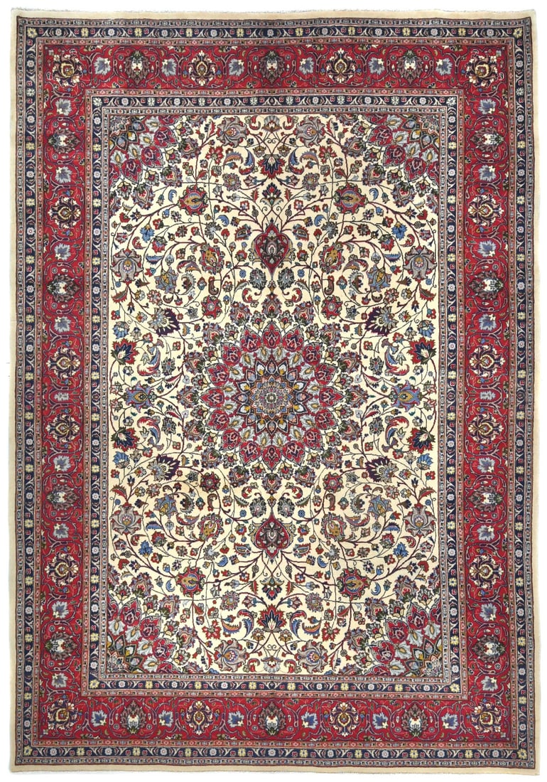 Handmade Vintage Oriental Pictorial Rug 8'0 x 11'5 Wool Traditional Style (1 of 13)