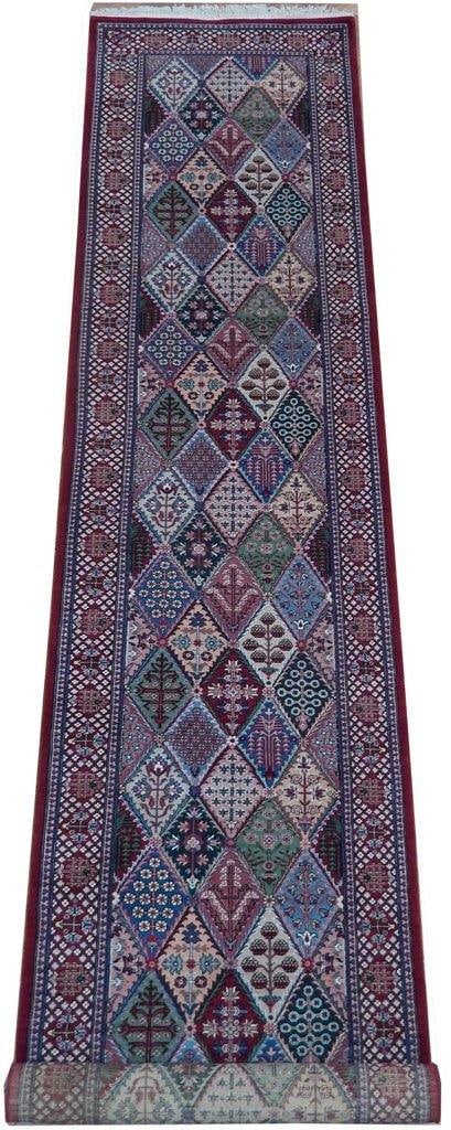 2'6" x 12' Handcrafted Multi-Color Joshagan Runner Rug: 2'6" x 12' Handcrafted Multi-Color Joshagan Runner Rug Free continental US Shipping Enhance your space with this exquisite 2.6 x 12 Fine Quality Runner in Multi-Color Joshagan. Handcrafted with except