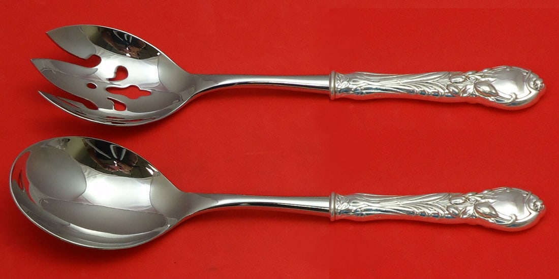 Reed and Barton La Parisienne Sterling Silver Salad Serving Set 2-Piece: Reed and Barton La Parisienne Sterling Silver Salad Serving Set 2-Piece Enhance your dining experience with this exquisite La Parisienne Salad Serving Set by Reed & Barton. Crafted from sterling silve