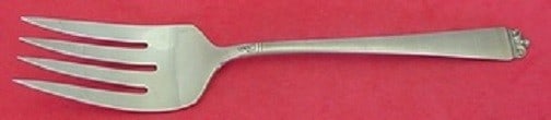 Oneida Satin Beauty Sterling Silver Cold Meat Fork 8 Inch (1 of 1)