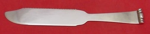 Allan Adler Modern Georgian Sterling Silver Serrated Cake Saw 10 1/4 (1 of 1)