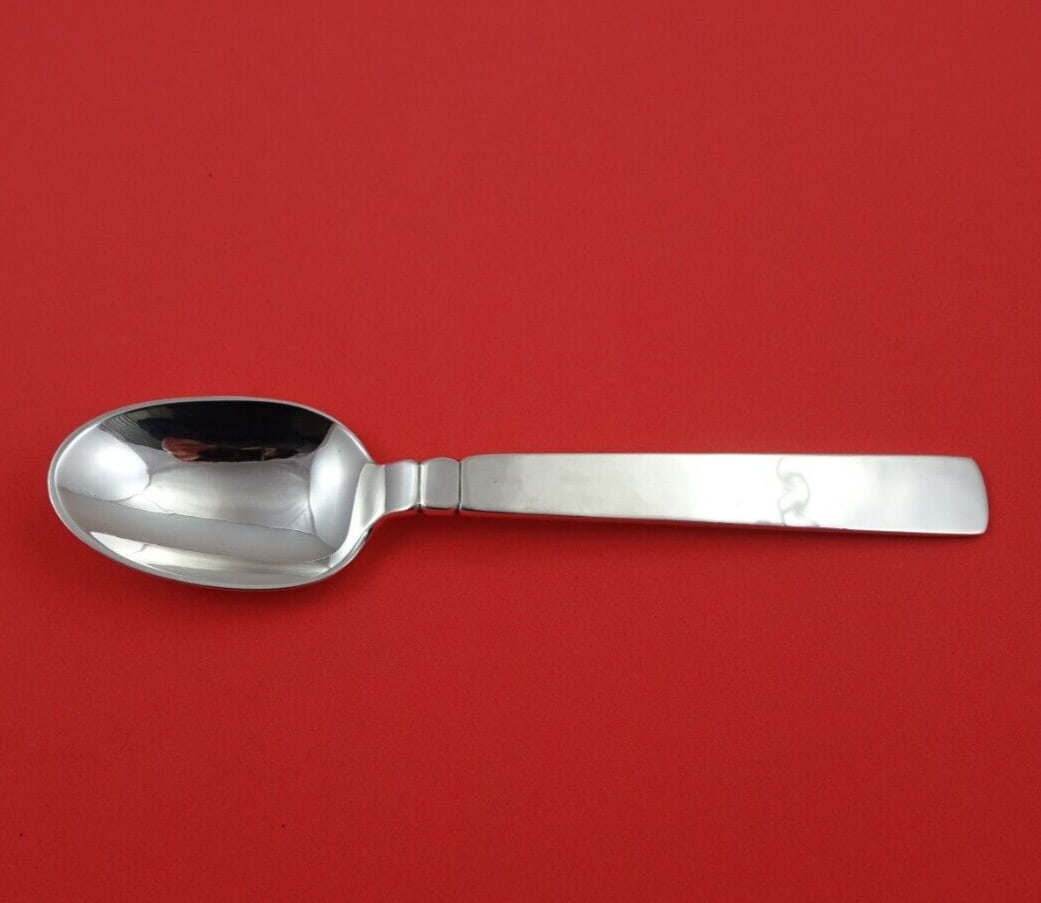 Old Newbury Crafters Scandia Sterling Silver 7.25 Inch Soup Spoon (1 of 3)
