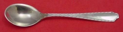 Tiffany & Co. Marquise Sterling Silver Sorbet Spoon Plain Bowl 5 1/4": Tiffany & Co. Marquise Sterling Silver Sorbet Spoon Plain Bowl 5 1/4" This elegant sorbet spoon features the Marquise pattern by Tiffany & Co., crafted from high-quality sterling silver. With a plain 