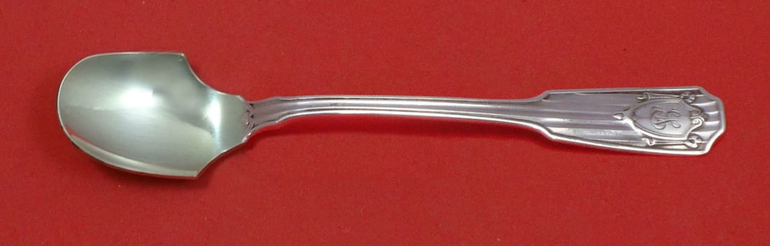 Gorham Spotswood Sterling Silver Custom Cheese Scoop 5 3/4": Gorham Spotswood Sterling Silver Custom Cheese Scoop 5 3/4" Sterling silver custom made cheese scoop in the Spotswood pattern by Gorham. This post-1940 serving piece is not monogrammed and is in