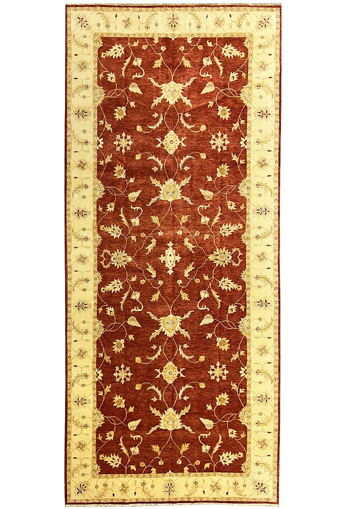 8'4" x 19'6" Authentic Handmade Indian Runner Rug Red Wool (1 of 15)