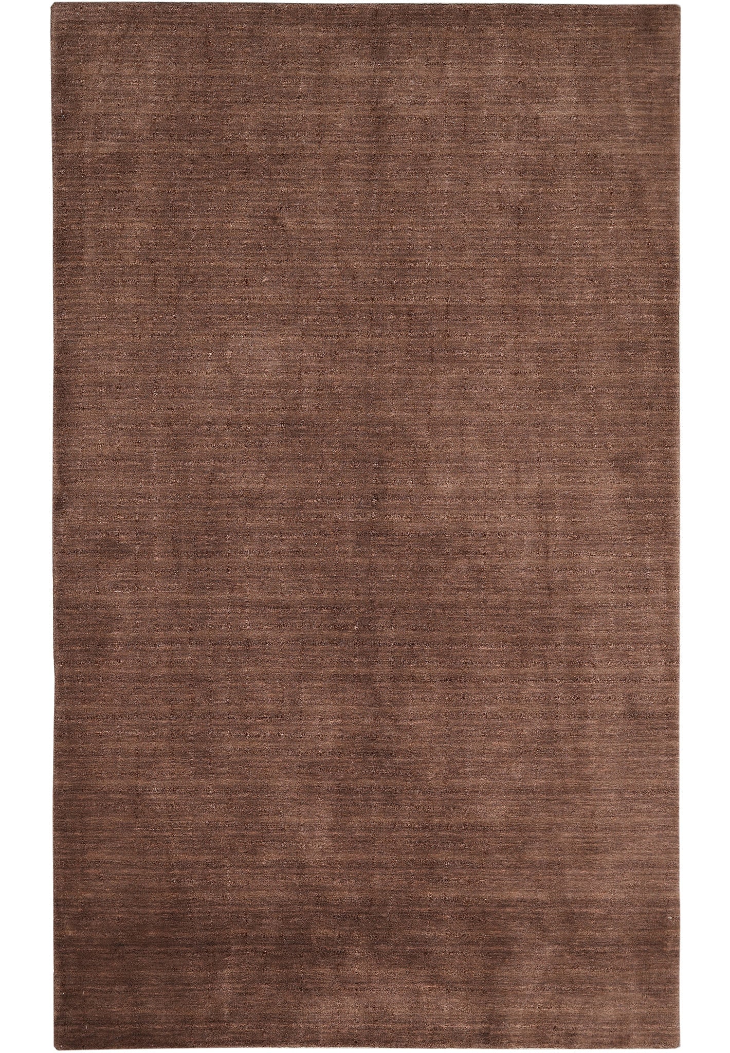 India Hand Knotted 5 x 8 Solid Brown Contemporary Wool Rug (1 of 10)