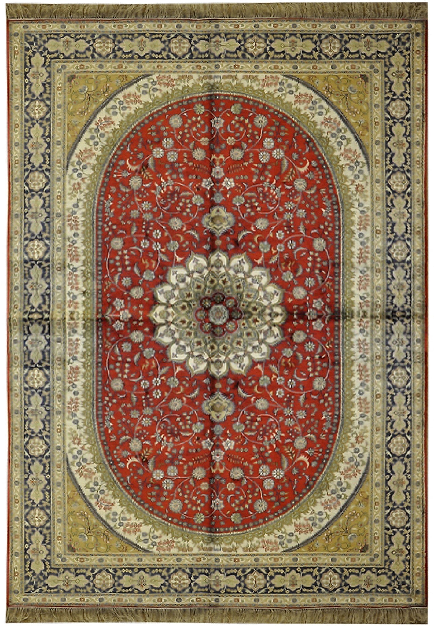 6 x 9 Transitional Persian Handmade Wool Rug: 6 x 9 Transitional Persian Handmade Wool Rug Free continental US Shipping This 6 x 9 transitional rug is skillfully handmade from premium natural wool, featuring a blend of classic Persian motifs and 
