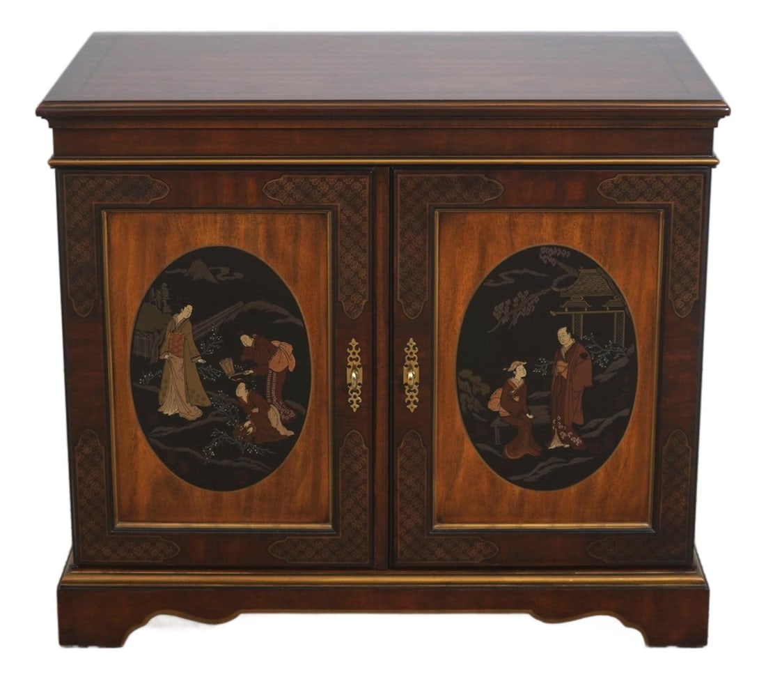 Drexel Et Cetera Chinoiserie Wood Server Cabinet (1 of 10)