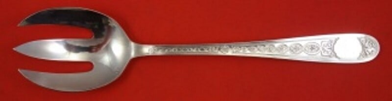 Christofle Villeroy Silverplate Salad Serving Fork 9.5 Vintage (1 of 3)