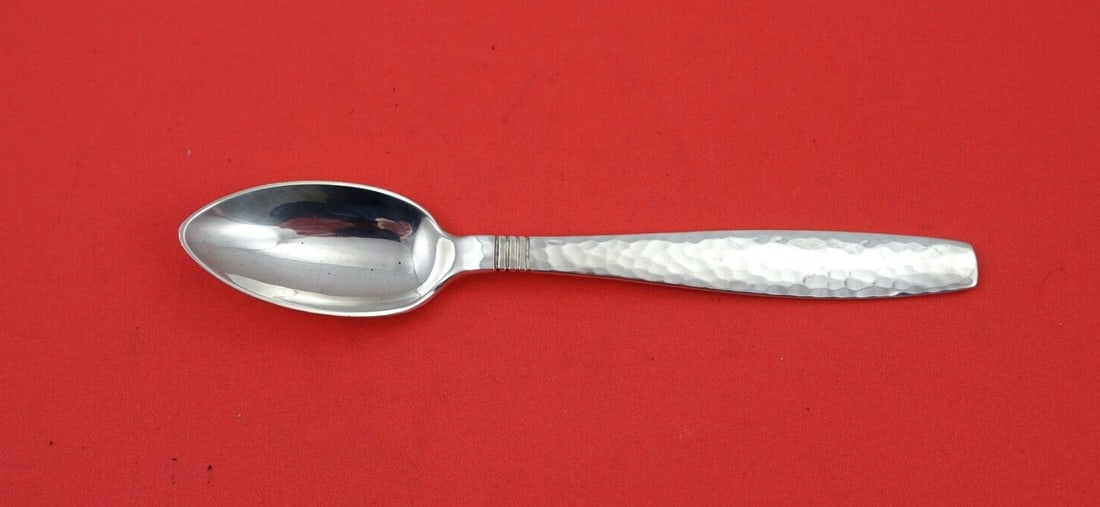 Allan Adler Swedish Modern Sterling Silver Grapefruit Spoon 5 7/8 inches (1 of 2)