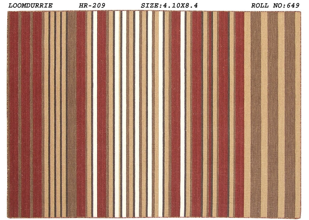 Handwoven Multi-Color Dhurrie Flat Weave Rug 4'10 x 8'4 India: Handwoven Multi-Color Dhurrie Flat Weave Rug 4'10 x 8'4 India Free continental US Shipping Enhance your home with the vibrant charm of this Multi-Color Dhurrie Flat Weave Rug. Measuring 4' 10" x 8' 4"
