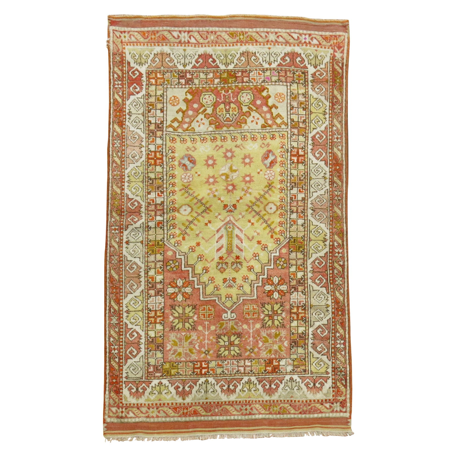 Zabihi Collection Light Green Wool Mihrab Niche Turkish Prayer Rug 38 x 64: Zabihi Collection Light Green Wool Mihrab Niche Turkish Prayer Rug 38 x 64 Discover the Zabihi Collection Light Green Mihrab Niche Turkish Prayer Rug, a beautifully handcrafted piece that showcases a 