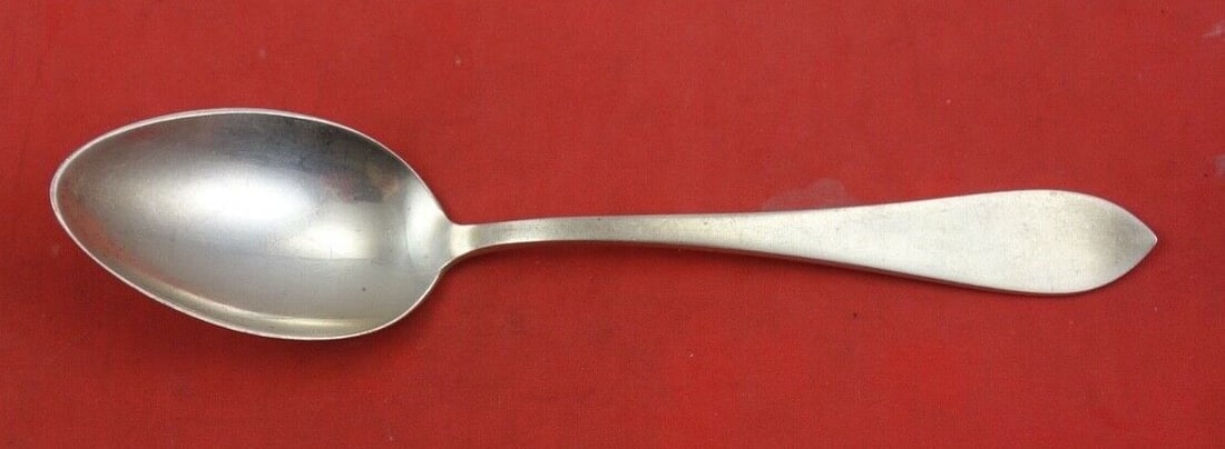 Frank Whiting Adams Sterling Silver Teaspoon 6 Inch: Frank Whiting Adams Sterling Silver Teaspoon 6 Inch This exquisite Adams teaspoon is crafted from high-quality sterling silver by Frank Whiting. Measuring 6 inches in length, this spoon features the e