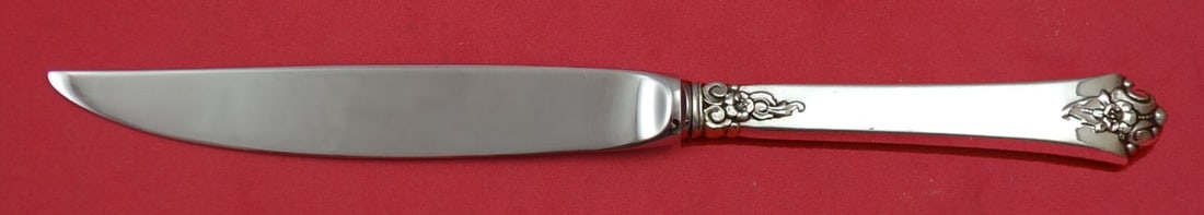 Royal Crest Castle Rose Sterling Silver Steak Knife 8 Inch Not Serrated: Royal Crest Castle Rose Sterling Silver Steak Knife 8 Inch Not Serrated Introducing the Castle Rose Sterling Silver Steak Knife by Royal Crest, a beautifully crafted piece that combines elegance and f