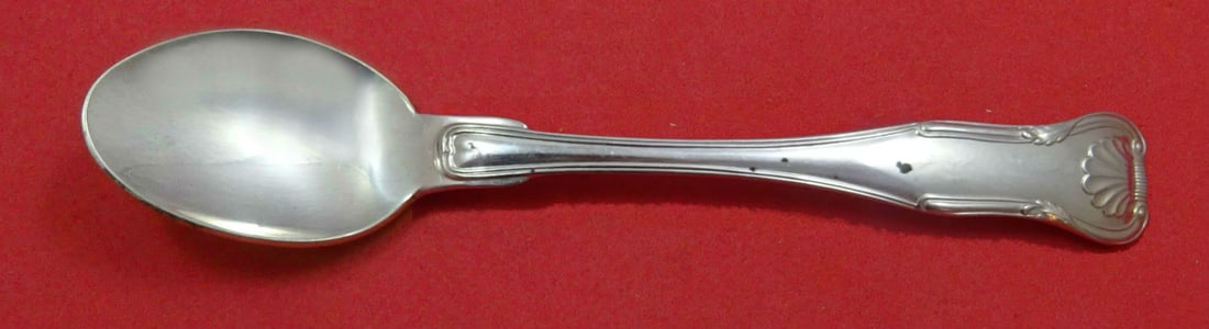 Kirk King Sterling Silver Custom Infant Feeding Spoon 5.5" 1800-1849: Kirk King Sterling Silver Custom Infant Feeding Spoon 5.5" 1800-1849 This custom-made infant feeding spoon is crafted from sterling silver and measures 5 1/2 inches in length. Produced by Kirk, it fea