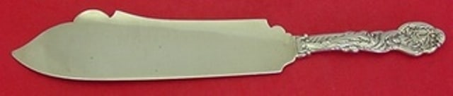 Gorham Versailles Sterling Silver Ice Cream Slice Flat Handle 10 3/4: Gorham Versailles Sterling Silver Ice Cream Slice Flat Handle 10 3/4 Sterling silver ice cream slice in the Versailles pattern by Gorham. This all-sterling piece features a flat handle, is not monogra