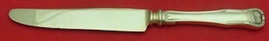 Kirk King Sterling Silver Regular Knife French 8 7/8 Inch: Kirk King Sterling Silver Regular Knife French 8 7/8 Inch This exquisite flatware piece is a King by Kirk Sterling Silver Regular Knife, showcasing a classic French design with a length of 8 7/8 inche
