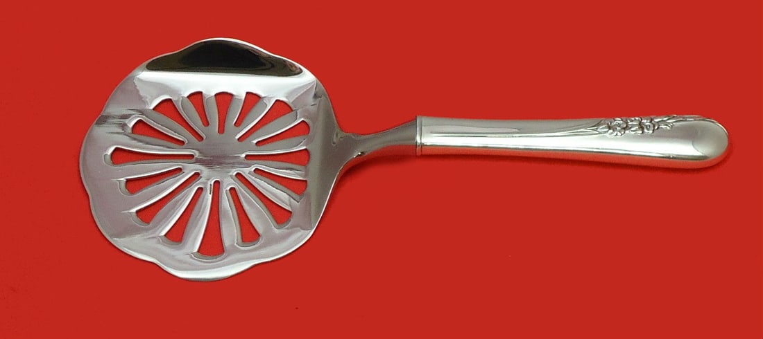 International Sterling Silver Blossom Time Tomato Server Custom Made 8.5in (1 of 1)