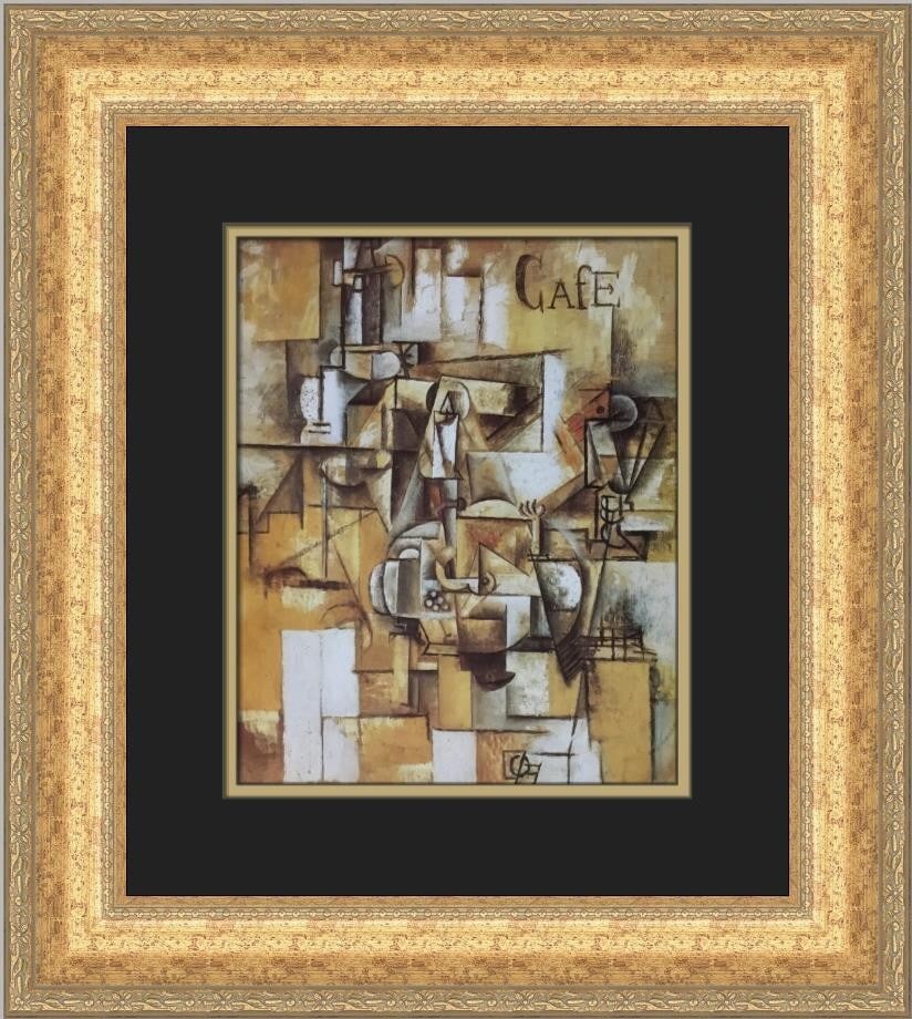 Pablo Picasso Dove with Green Peas Custom Framed Print 1996: Pablo Picasso Dove with Green Peas Custom Framed Print 1996 This exquisite custom framed print features Pablo Picasso's iconic artwork, "Dove with Green Peas." Created in 1996, this medium-sized piece