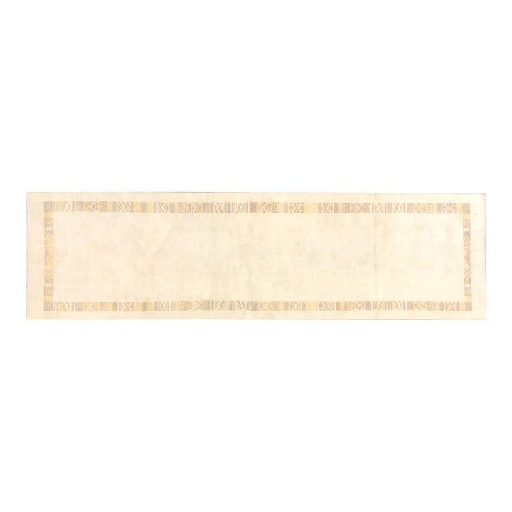 Anatolian Wool Runner Hand Knotted Vintage Rug 2'7 x 9'3: Anatolian Wool Runner Hand Knotted Vintage Rug 2'7 x 9'3 This vintage Turkish Anatolian hand-knotted wool rug is crafted using traditional rug-making techniques, blending timeless craftsmanship with m