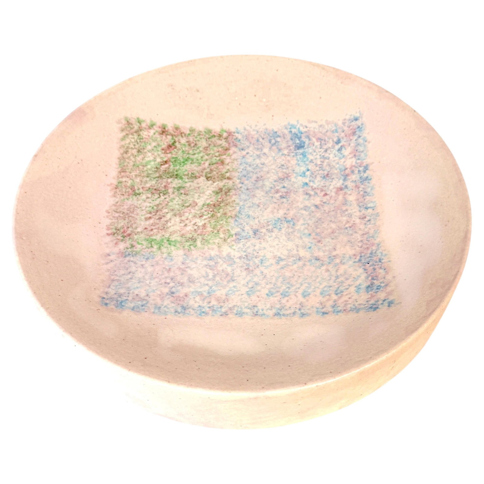 Monumental Italian Abstract Pottery Charger Attributed to Guido Gambone (1 of 14)