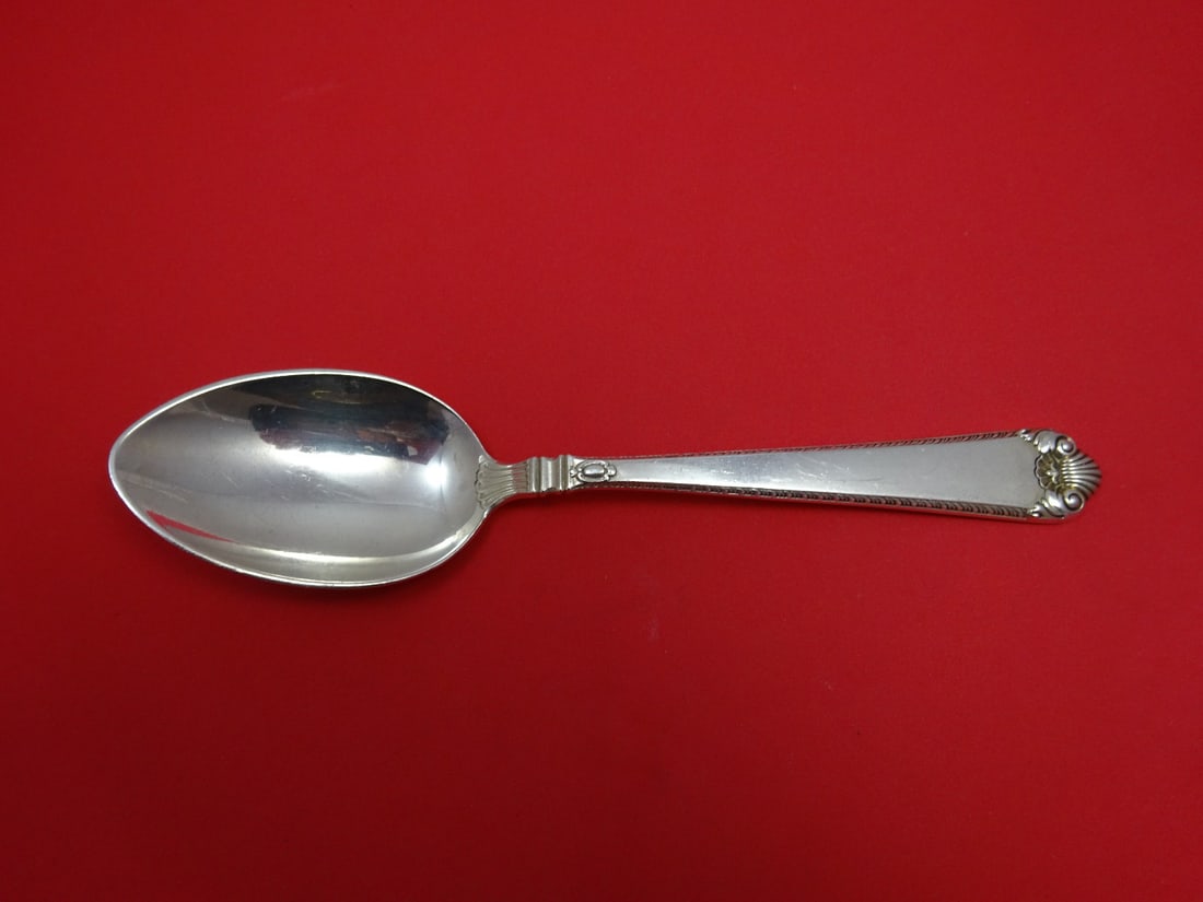 Tuttle Lamerie Sterling Silver Serving Spoon 8.5 Inch Jec Mark: Tuttle Lamerie Sterling Silver Serving Spoon 8.5 Inch Jec Mark This exquisite Lamerie serving spoon by Tuttle features a classic design that enhances any table setting. Crafted from high-quality sterl
