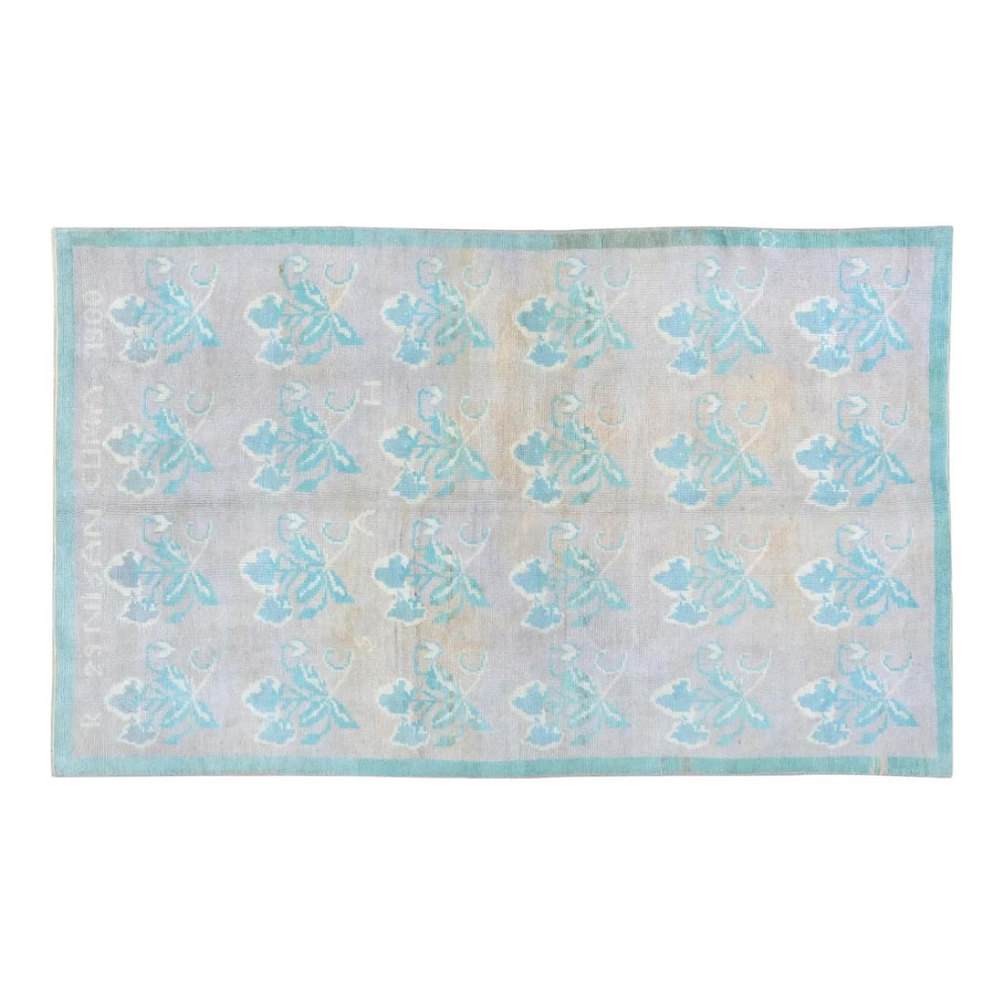 4'7" x 7'5" Hand-Knotted Wool Anatolian Rug Slate Gray: 4'7" x 7'5" Hand-Knotted Wool Anatolian Rug Slate Gray This vintage Turkish Anatolian hand-knotted rug is crafted from wool using traditional rug-making techniques. The rug features a slate gray color