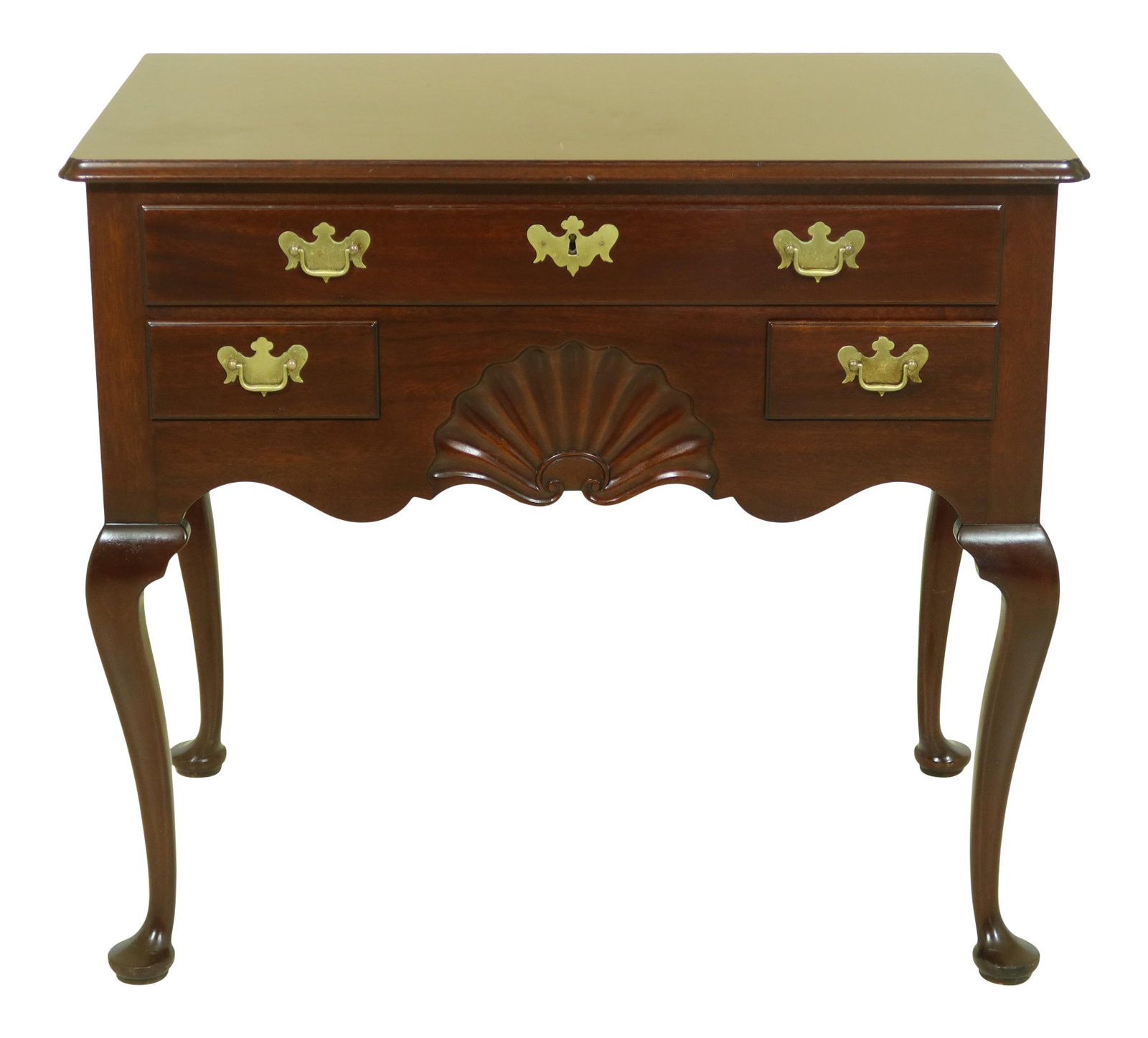 Kittinger HN-22 Historic Newport Mahogany Lowboy with Carved Shell Motif (1 of 10)
