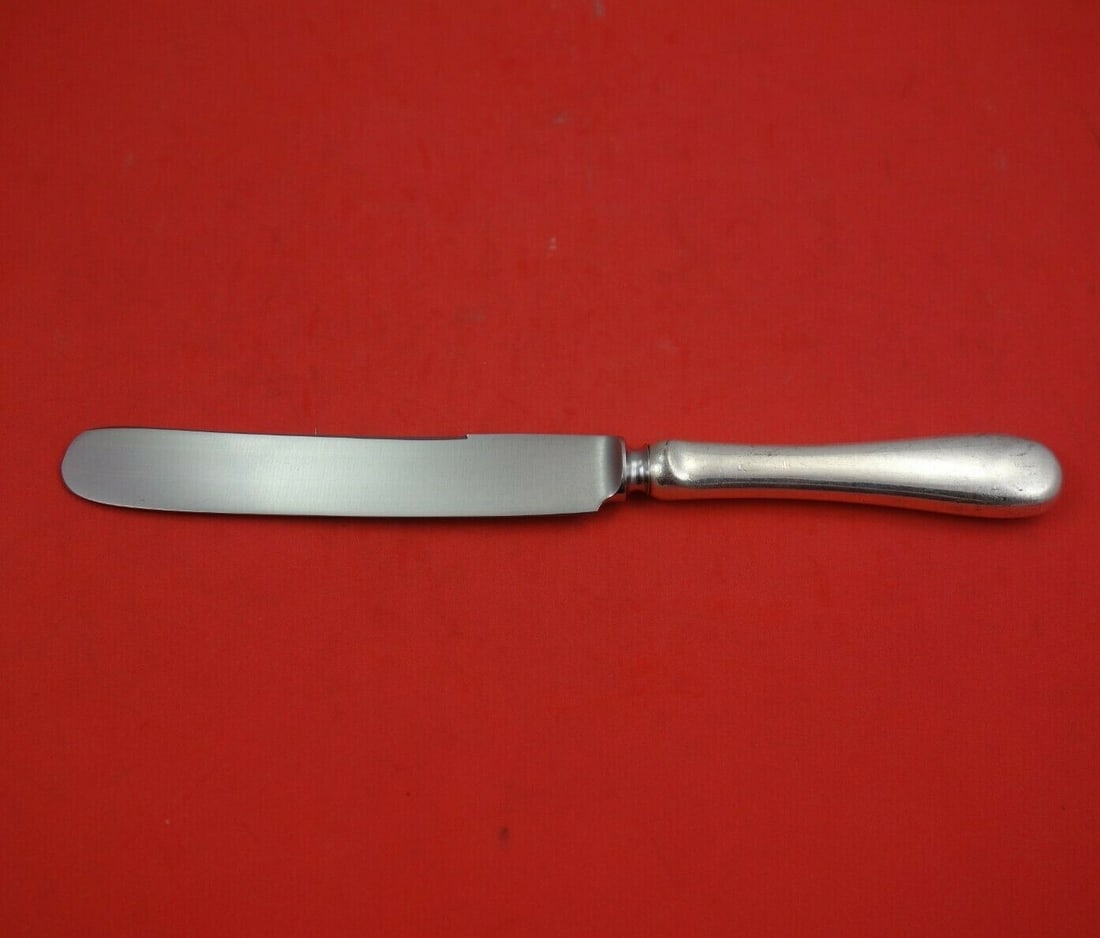 Erickson Silver Hume Blunt Knife 8 3/8 Inch Sterling Silver Flatware: Erickson Silver Hume Blunt Knife 8 3/8 Inch Sterling Silver Flatware Discover the elegant craftsmanship of the Hume by Erickson Silver Regular Knife. This exquisite piece features a hollow handle made