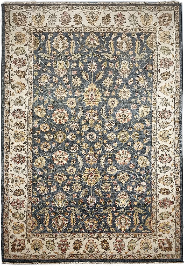 5.6 x 8.5 Handwoven Navy Blue Chobi Rug Wool Premium Quality: 5.6 x 8.5 Handwoven Navy Blue Chobi Rug Wool Premium Quality Free continental US Shipping Enhance your living space with the elegance of this handmade 5.6 x 8.5 Navy Blue Vegetable Dyed Chobi Rug. Thi