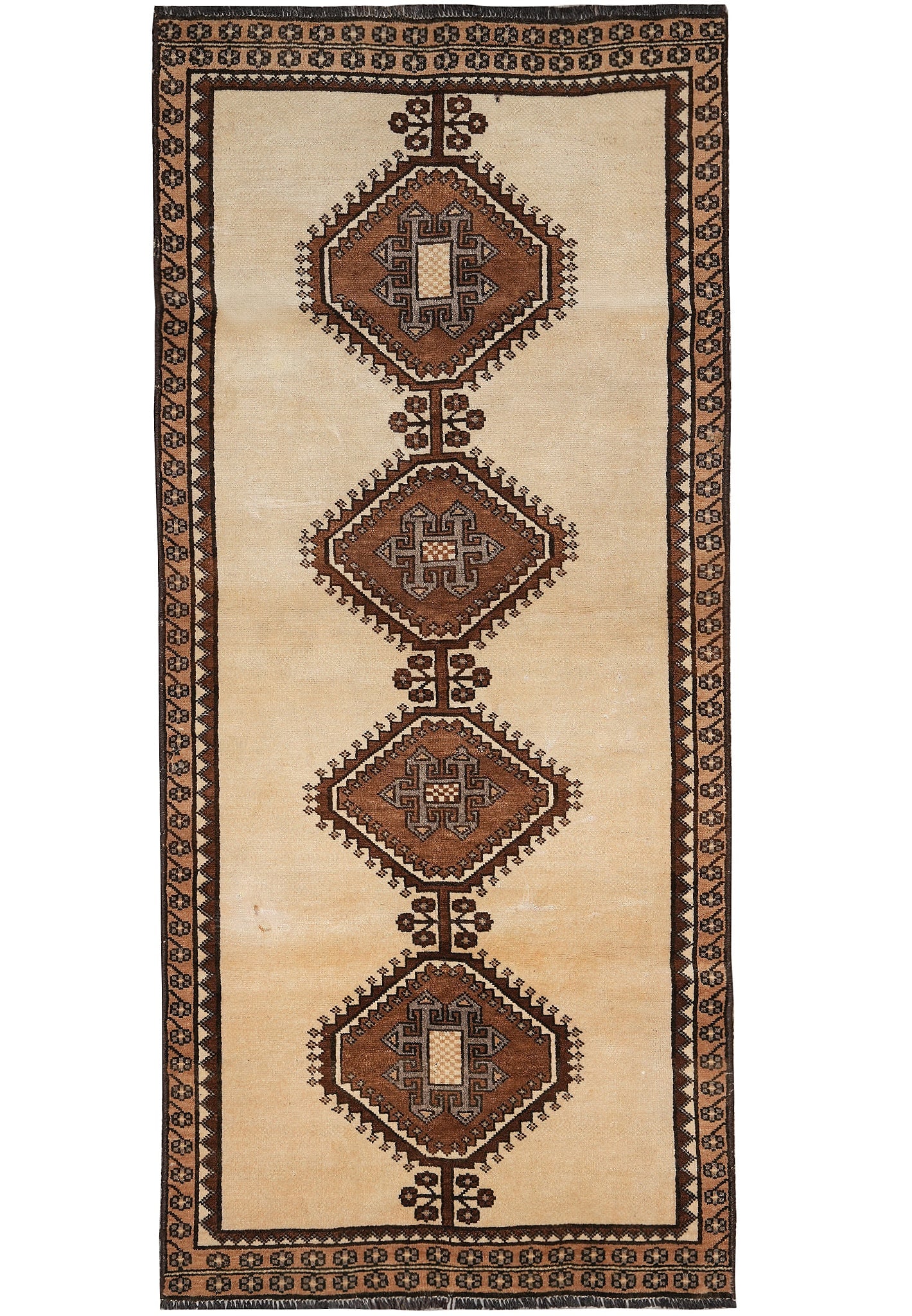 3.3 x 8 Persian Gabbeh Hand Knotted Wool Tribal Rug: 3.3 x 8 Persian Gabbeh Hand Knotted Wool Tribal Rug Free continental US Shipping This Persian Gabbeh contemporary tribal rug combines traditional weaving heritage with a modern, minimalist look. Hand-