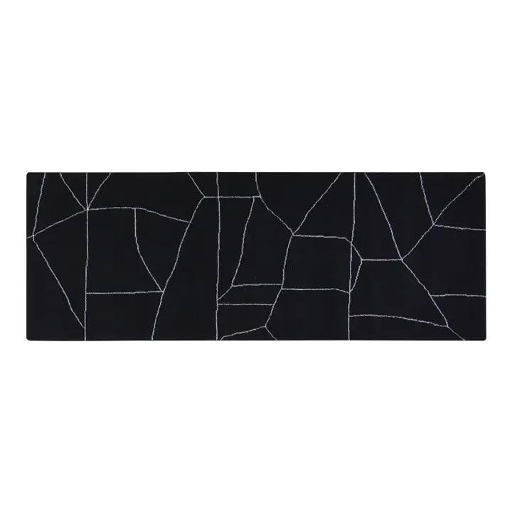 Azilal Moroccan Wool Hand Knotted Rug 2'7x7: Azilal Moroccan Wool Hand Knotted Rug 2'7x7 This hand-knotted Moroccan Azilal rug is crafted from wool using traditional techniques, offering a blend of classic artistry and modern design. Its durable