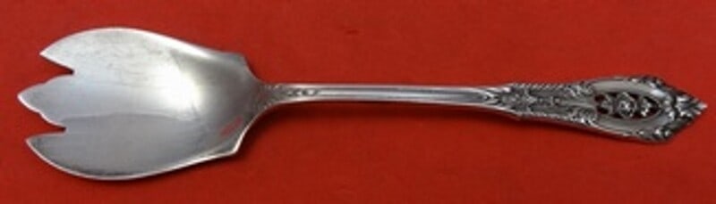 Wallace Rose Point Sterling Silver Ice Cream Fork 5 3/8" (1 of 2)