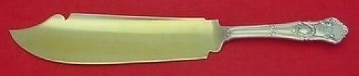 Gorham Regent Sterling Silver Gold-Washed Ice Cream Slice 10 1/2" (1 of 2)
