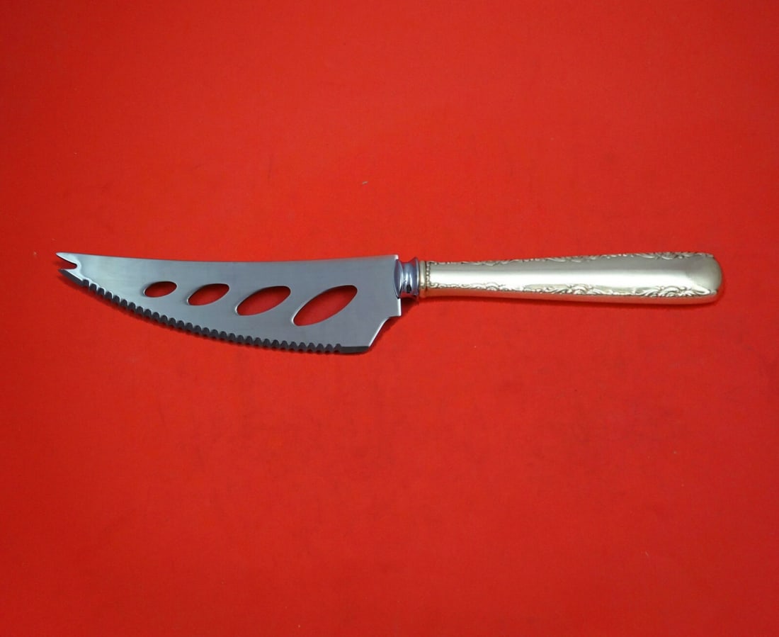 Gorham Camellia Sterling Silver Cheese Sausage Knife 7 Inch (1 of 3)