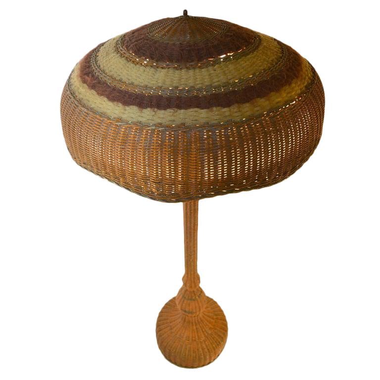 Brown Wicker Floor Lamp 28x28x67 Impressive Scale: Brown Wicker Floor Lamp 28x28x67 Impressive Scale Illuminate your space with this stunning Wicker Floor Lamp, designed to add a touch of natural elegance to your decor. With an impressive scale, this 