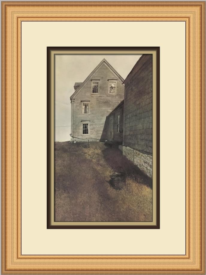 Andrew Wyeth Weatherside Custom Framed Art Print 1984 (1 of 2)