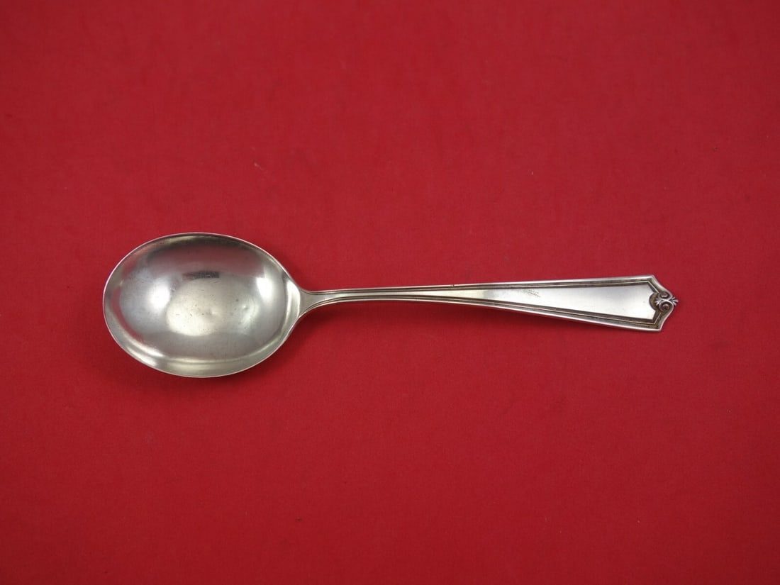 Sterling Silver Gumbo Soup Spoon Potomac Pattern by SSMC-Saart 7" (1 of 1)