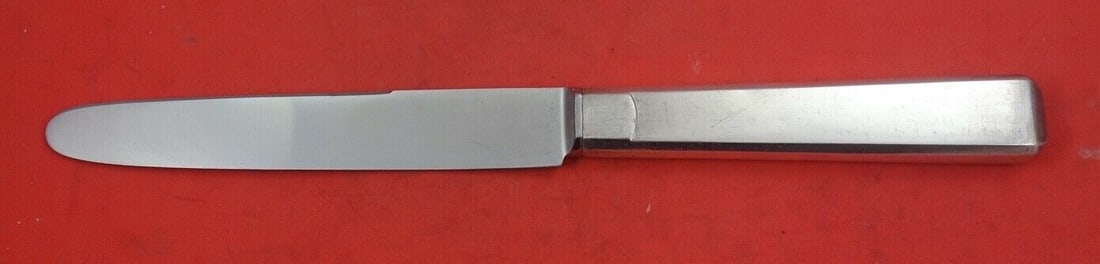 German Sterling .900 Silver Dinner Knife 9 3/4 inch Unknown Maker (1 of 2)