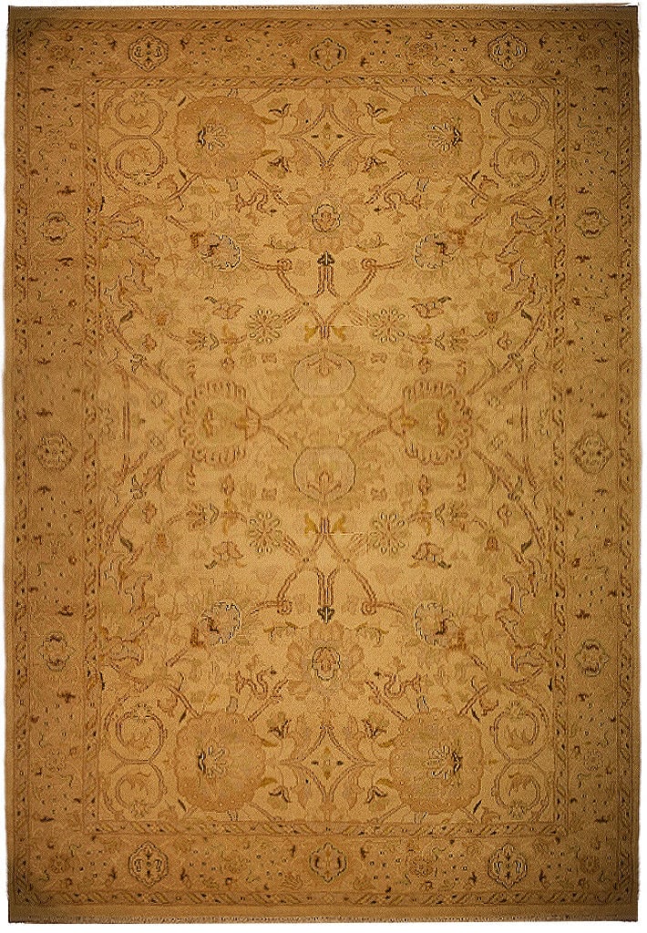 Sand Brown 5.10 x 8.5 Hand-Knotted Ziglar Rug from India: Sand Brown 5.10 x 8.5 Hand-Knotted Ziglar Rug from India Free continental US Shipping Discover the elegance of the 5.10 x 8.5 Sand Brown Authentic Vegetable Dyed Ziglar Rug, a beautiful representation