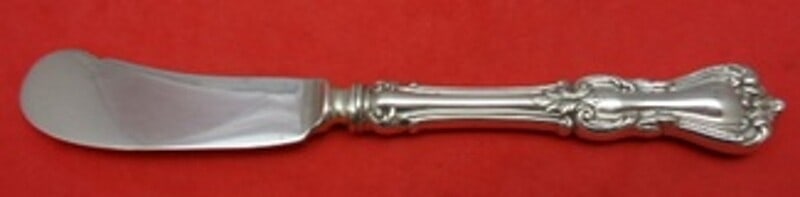 Reed and Barton Marlborough Sterling Silver Butter Spreader 6 1/4 Inch (1 of 2)