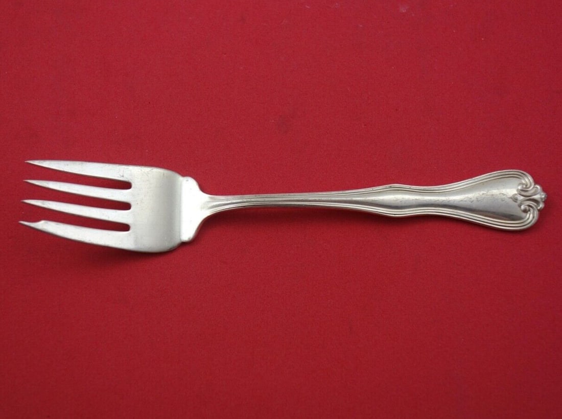 Amston Sterling Silver Puritan Salad Fork 6.5 Inches: Amston Sterling Silver Puritan Salad Fork 6.5 Inches This exquisite Puritan salad fork by Amston is a stunning addition to your tableware collection. Crafted from high-quality sterling silver, this fo