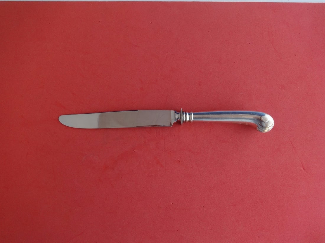 Tuttle Onslow Sterling Silver Dinner Knife Pistol Grip 9.5 in: Tuttle Onslow Sterling Silver Dinner Knife Pistol Grip 9.5 in This elegant dinner knife features a pistol grip design and is crafted from sterling silver with a stainless steel blade. Part of the Onsl