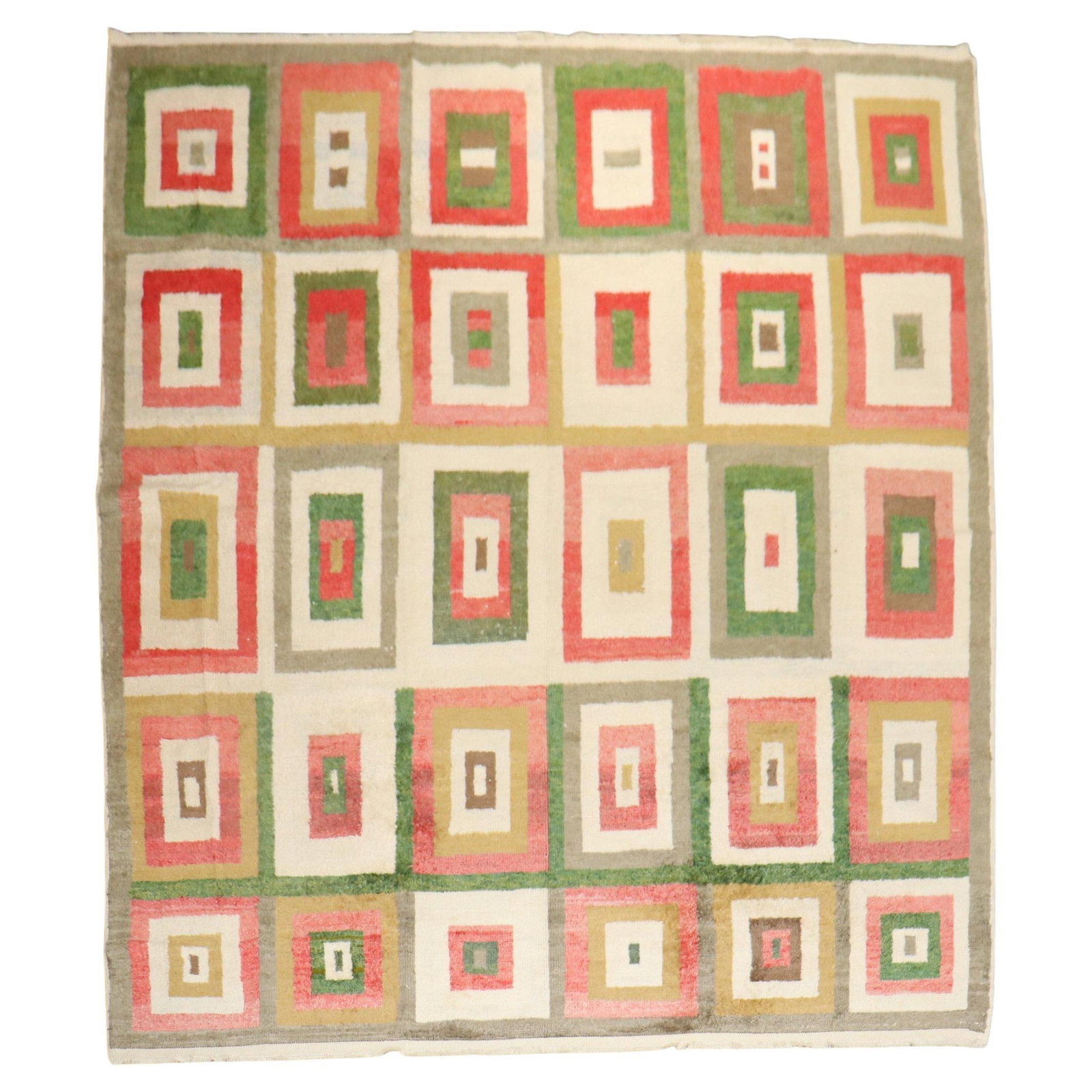 Unique Contemporary Turkish Tulu Wool Rug Scandinavian Modern 8'6 x 10'8 (1 of 10)
