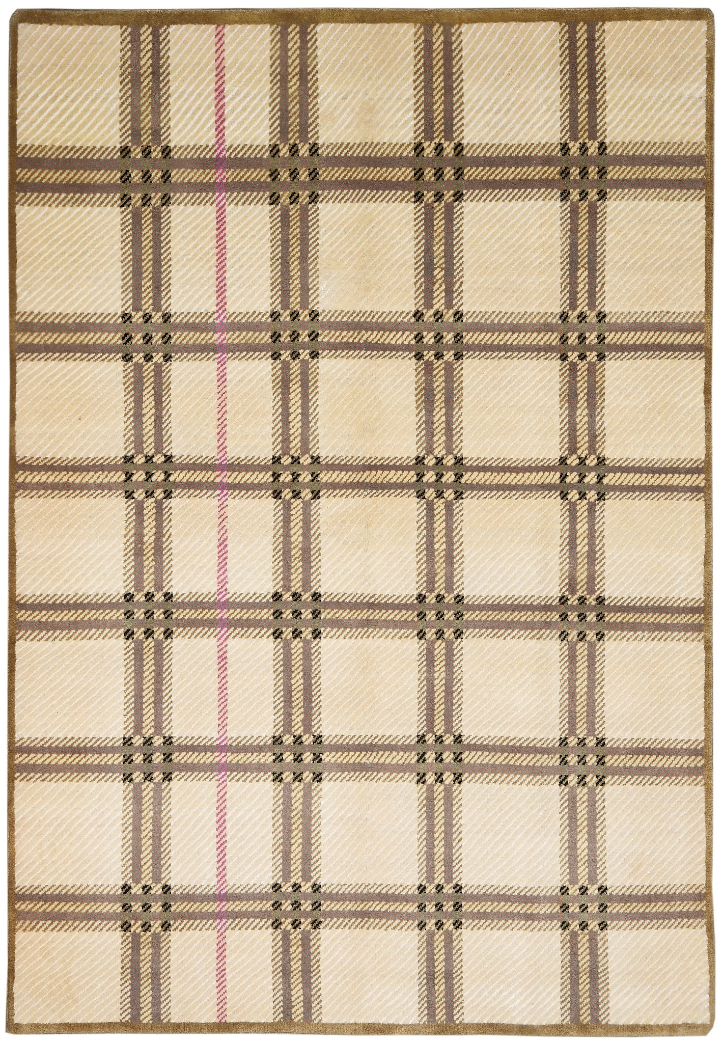Handmade Wool Contemporary Rug 5.9 x 7.9 Modern Design (1 of 11)
