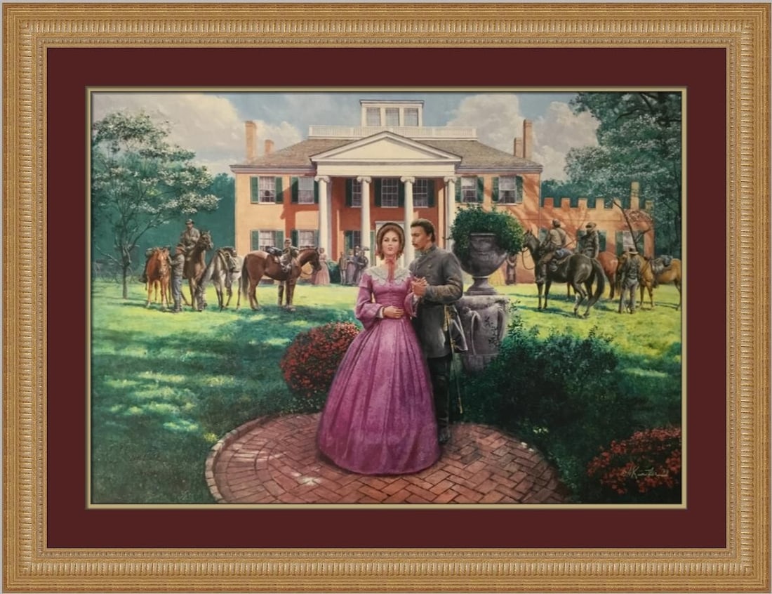 Framed Civil War Print Duty Honor and Tears Signed Limited Edition With COA (1 of 2)
