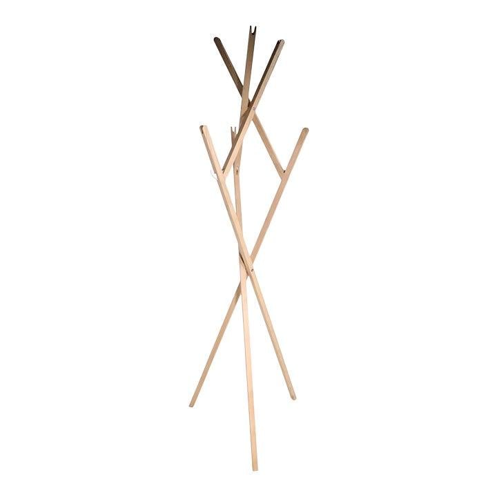 Stillfried Folding Wood Metal Coat Tree 6 Hooks 72x25x23 (1 of 10)